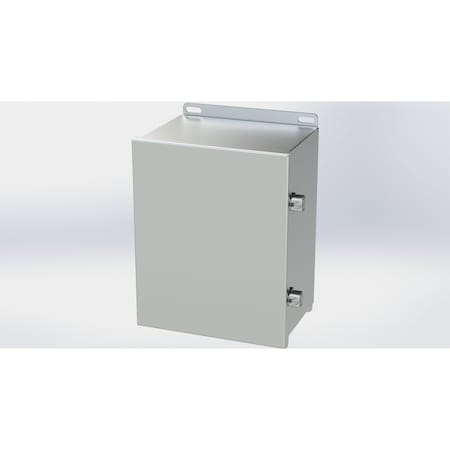 Saginaw Control & Engineering Electrical Enclosures, 10.13 in H, 6 in D, 8 in W, NEMA 3R, 4, 4X, 12, 13, 304 Stainless Steel SCE-10086CHNFSS